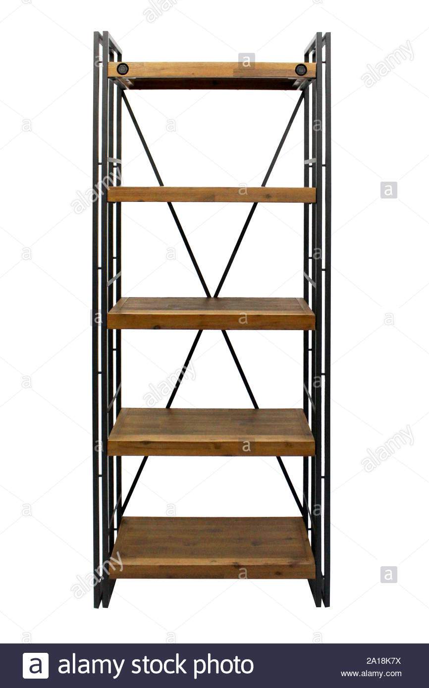 Loft Design Storage Shelf Metal Frame Book Shelf With Drawers And