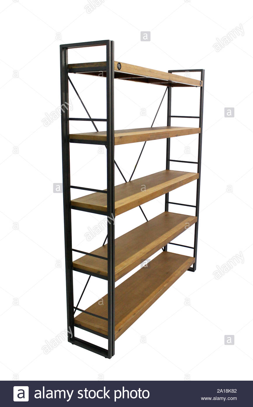 Loft Design Storage Shelf Metal Frame Book Shelf With Drawers And