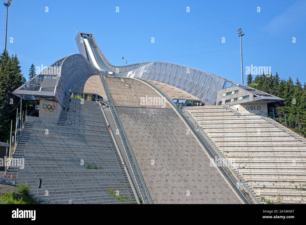 Holmenkollen Ski Jump In Oslo High Resolution Stock Photography And Images Alamy