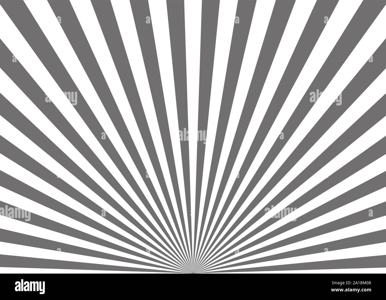 Sunburst, starburst background, converging lines. Vector illustration. Stock Vector