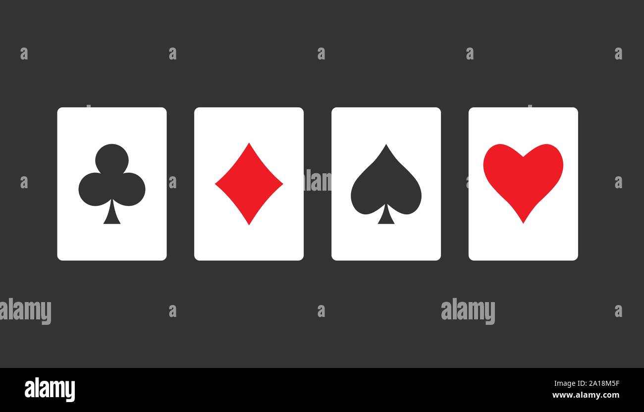 Playing card illustration Stock Vector Images - Alamy