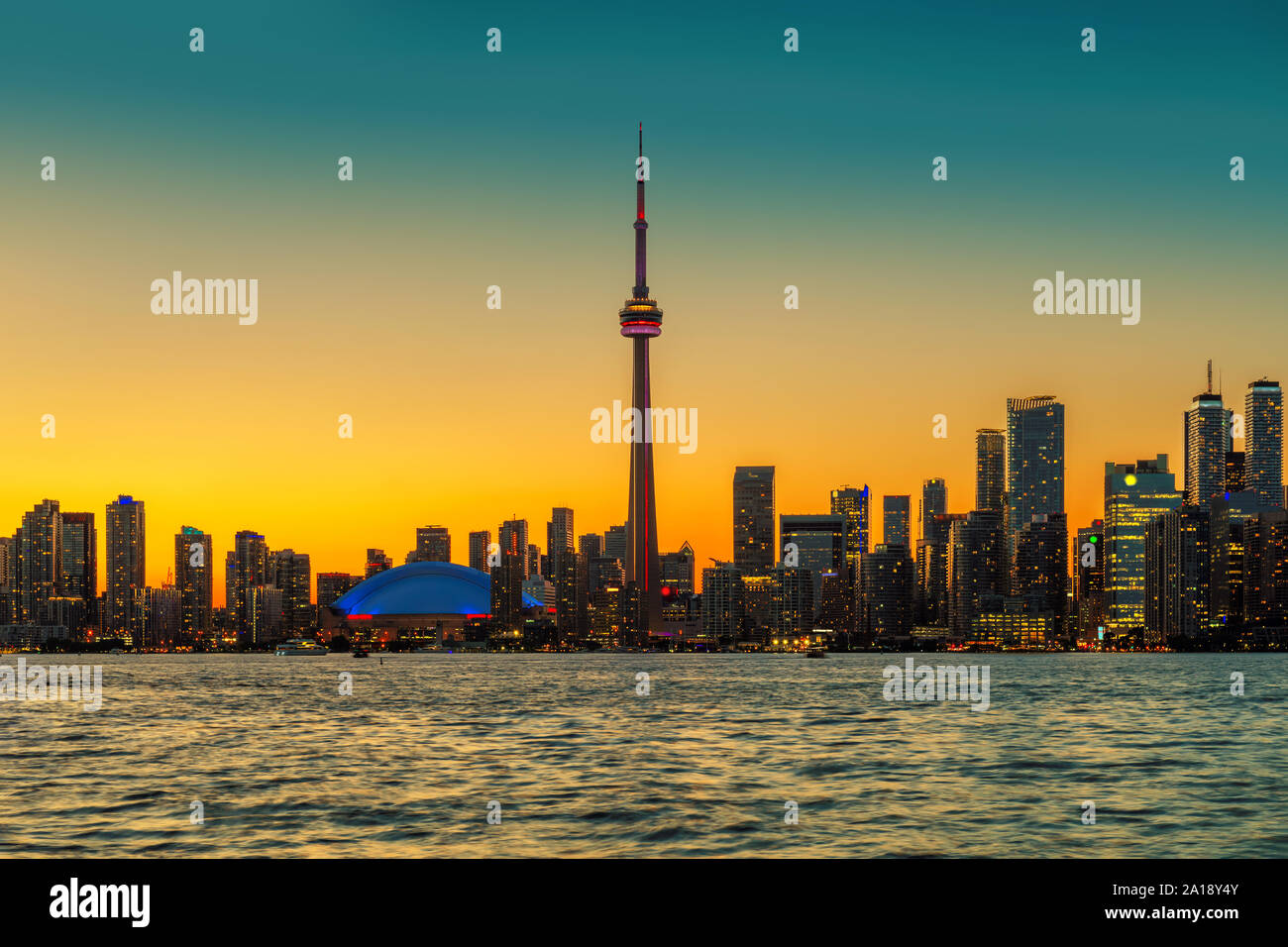 Toronto city skyline Stock Photo - Alamy