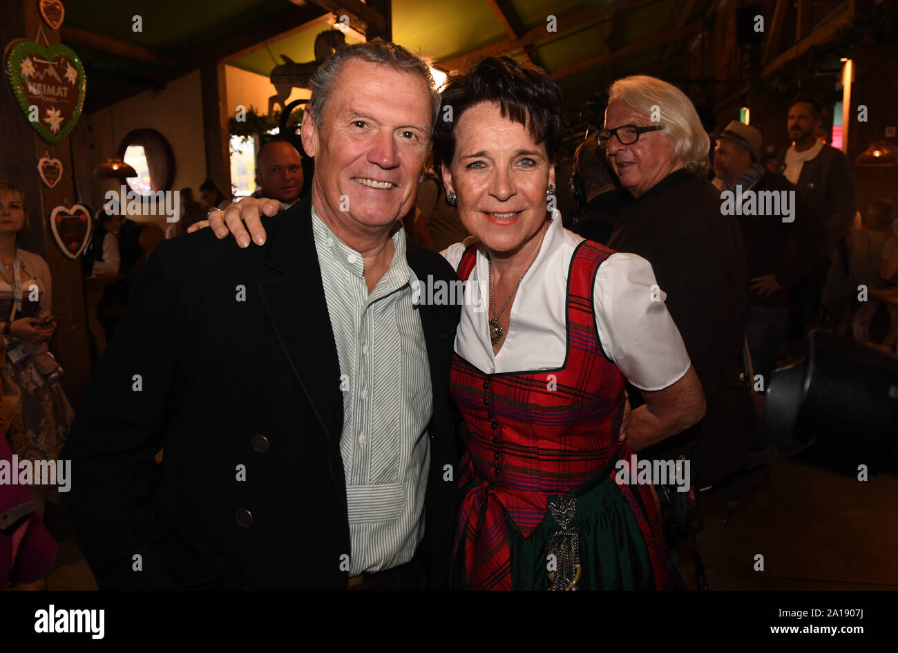 24 September 2019, Bavaria, Munich Oktoberfest 2019, actor Hansi Kraus