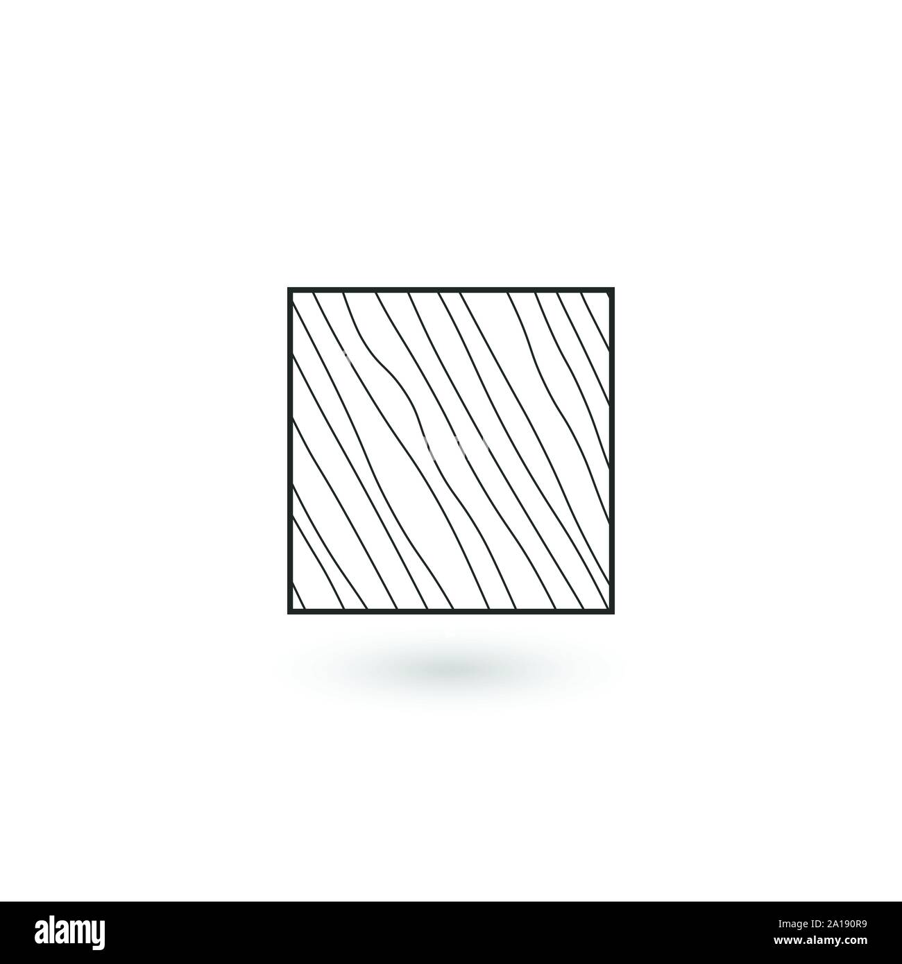 Linear abstract wavy lines Geometric identity Logo Design Template . Stock Vector illustration isolated on white background Stock Vector