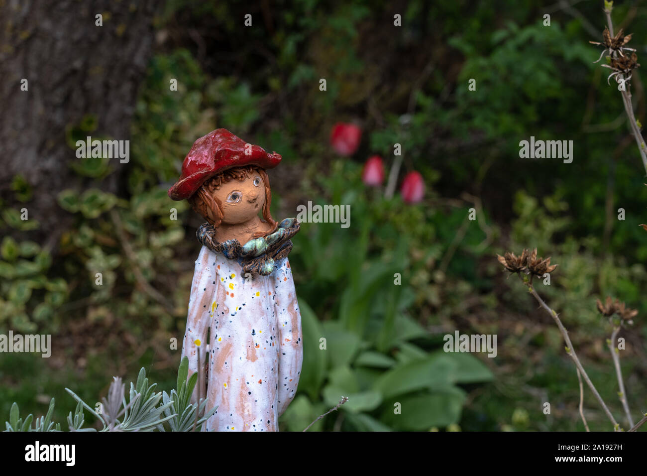 Garden Gnome Stock Photo