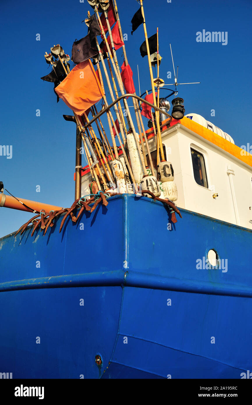 fishing port in the Baltic Sea Stock Photo