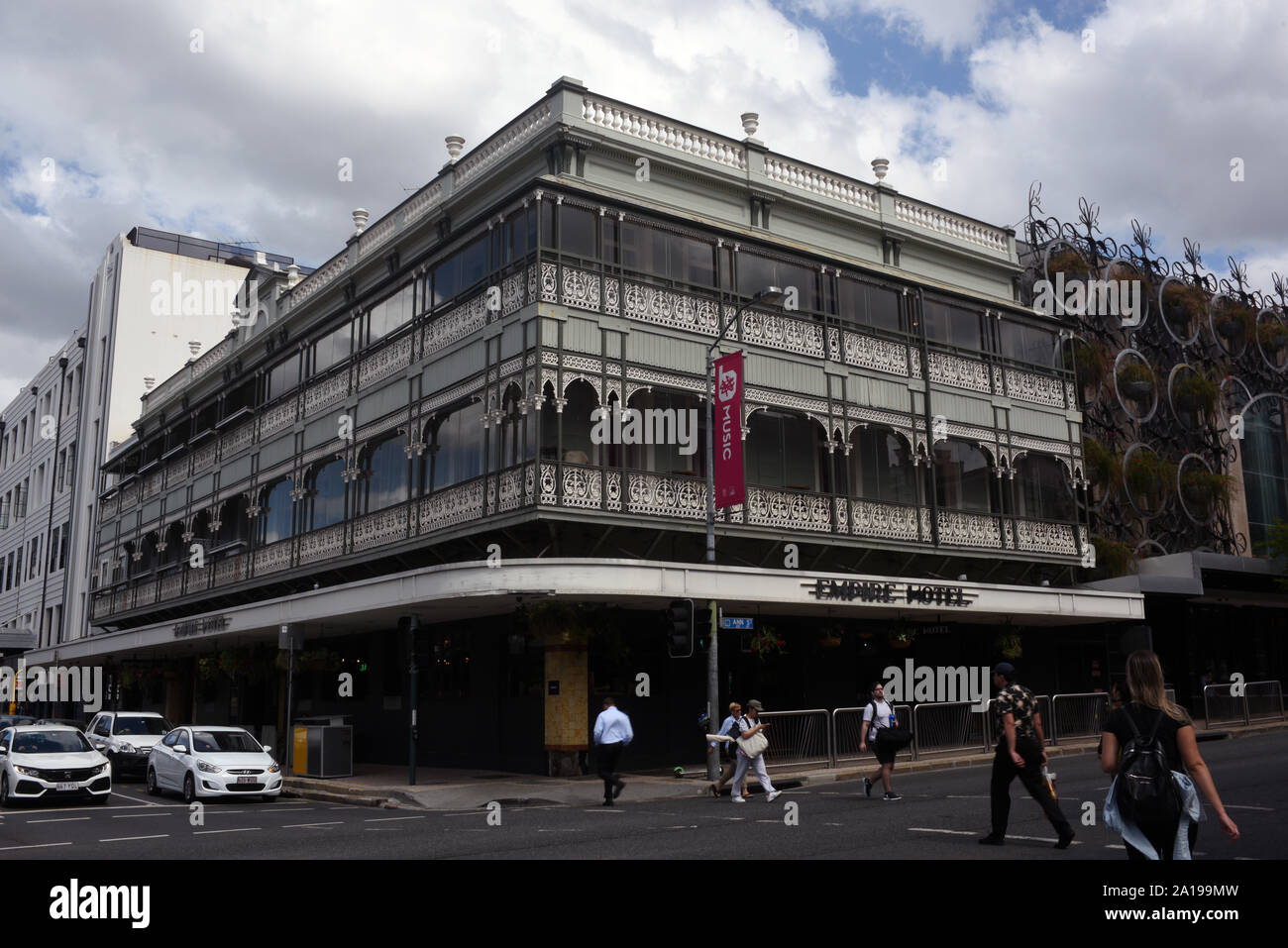 Fortitude Valley, Brisbane, Australia Empire Hotel Stock Photo Alamy