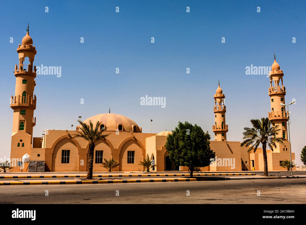 Emir Hamad bin Suleiman bin Jibreen mosque, Al Quwaiiyah, Saudi Arabia Stock Photo