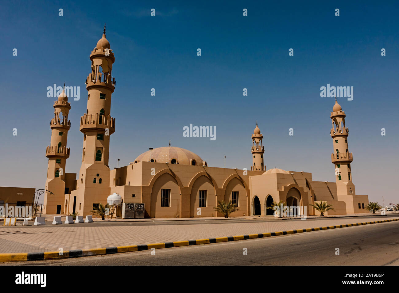 Emir Hamad bin Suleiman bin Jibreen mosque, Al Quwaiiyah, Saudi Arabia Stock Photo