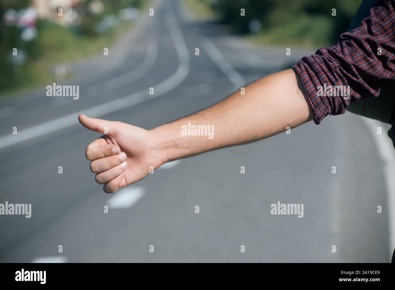 Hitchhiker Thumb High Resolution Stock Photography and Images Alamy