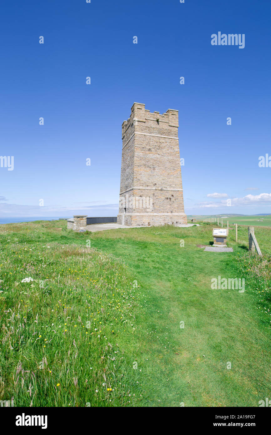 Kitchener memorial, Orkney Isles Stock Photo