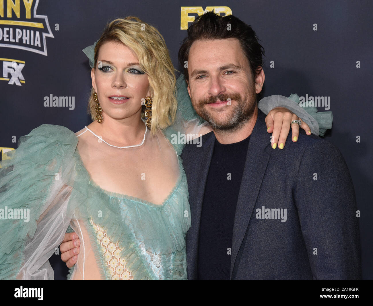 Charlie Day with his wife Mary Elizabeth Ellis