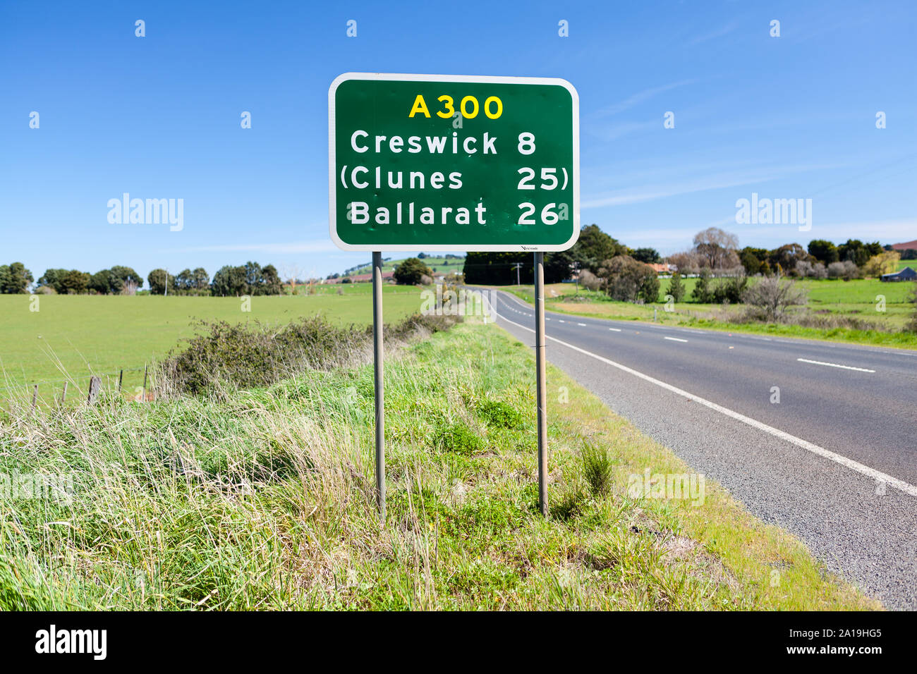 Australian road sign distance hires stock photography and images Alamy