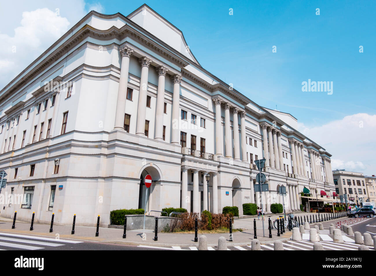 Teatr Wielki, Polish National Opera, Warsaw, Poland Stock Photo