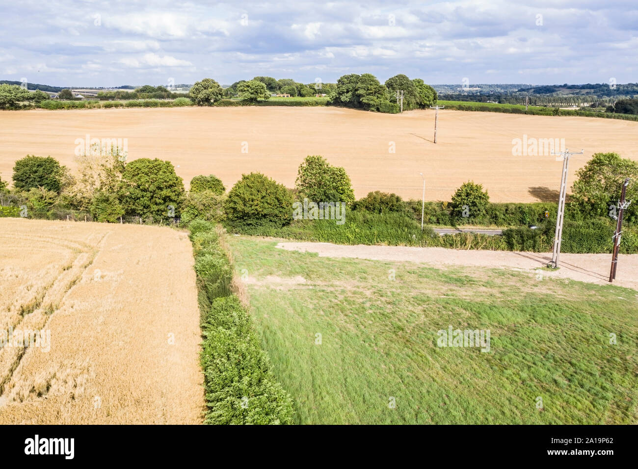 Crops in fields ready harvesting hires stock photography and images