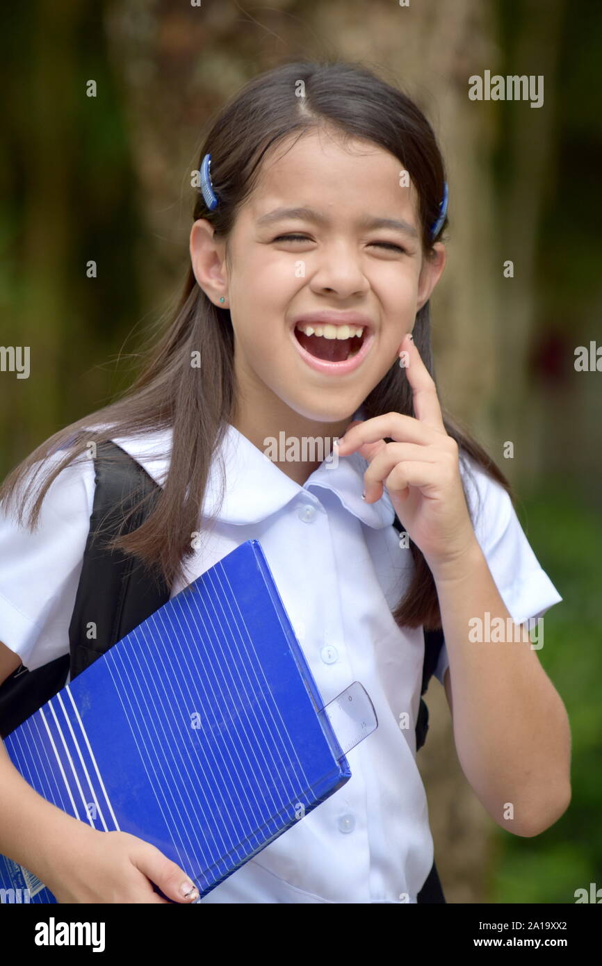 Philippines school girl hi-res stock photography and images - Alamy