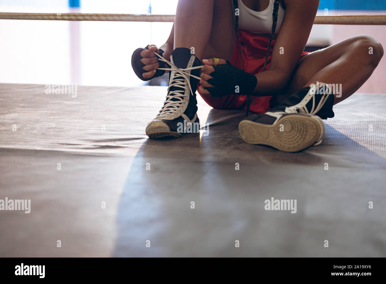 Boxing shoes hires stock photography and images Alamy