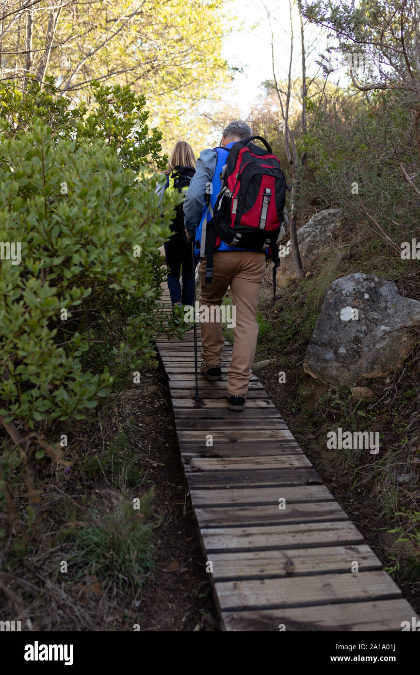 Hiking in nature hi-res stock photography and images - Alamy