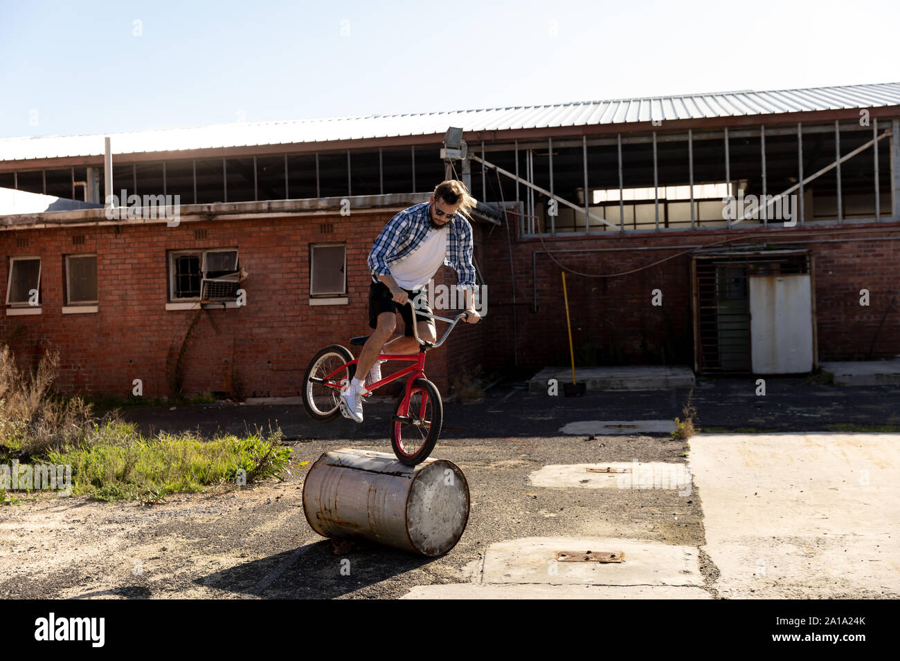 Practice bmx trick hi-res stock photography and images - Alamy