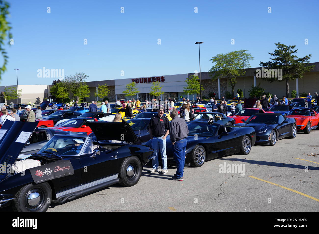 Many Owners of Chevrolet Corvettes of 1960 to 2010 came out to take a ...