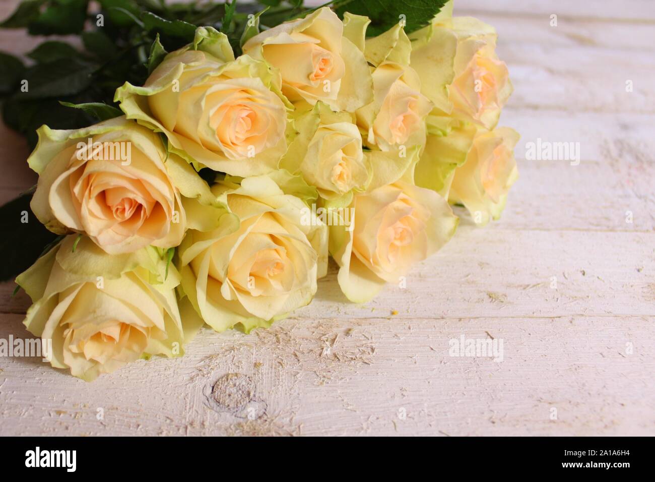 Love romance border roses hi-res stock photography and images - Alamy
