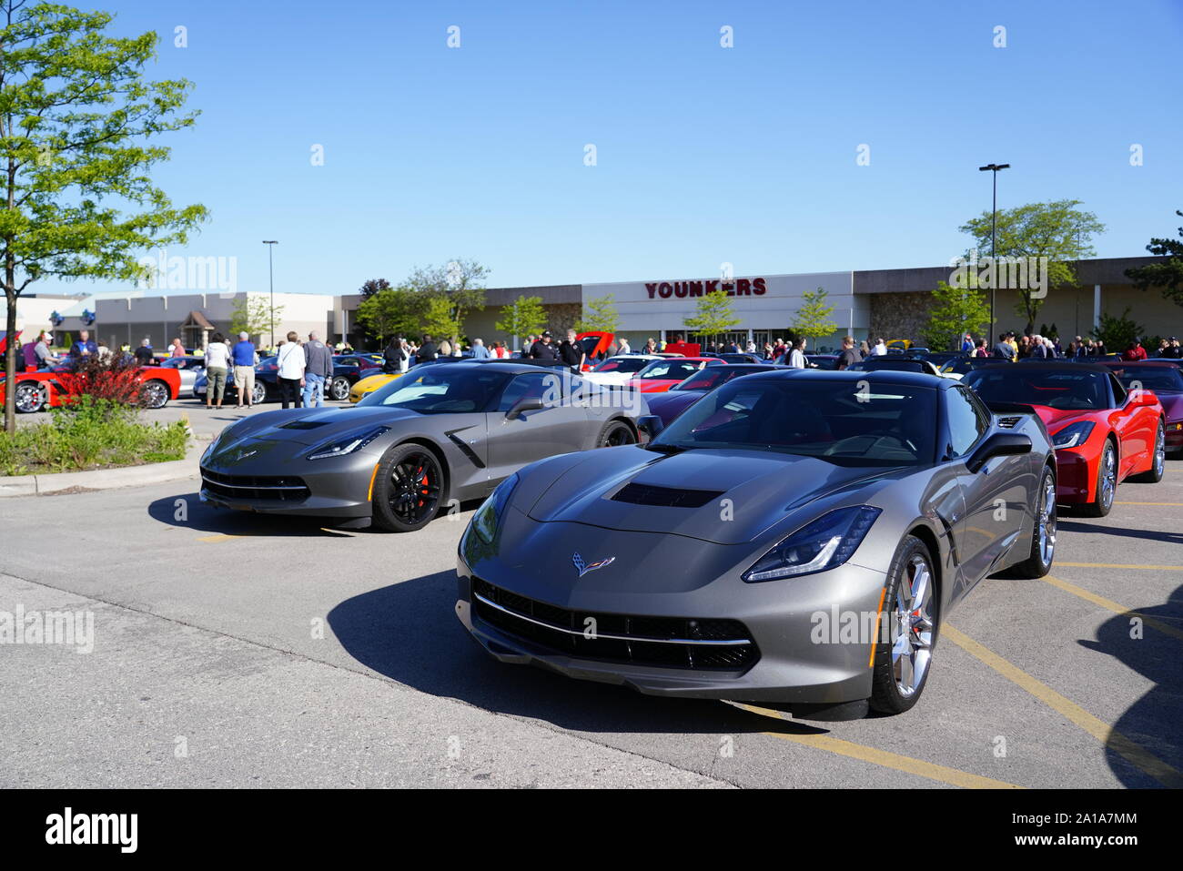 Many Owners of Chevrolet Corvettes of 1960 to 2010 came out to take a ...
