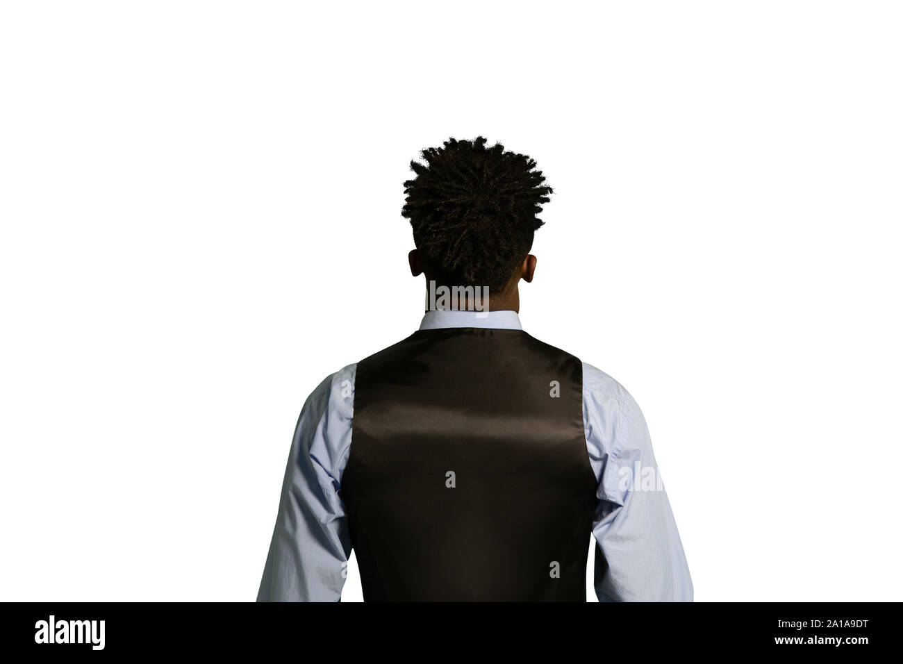 Back view of young businessman Stock Photo - Alamy
