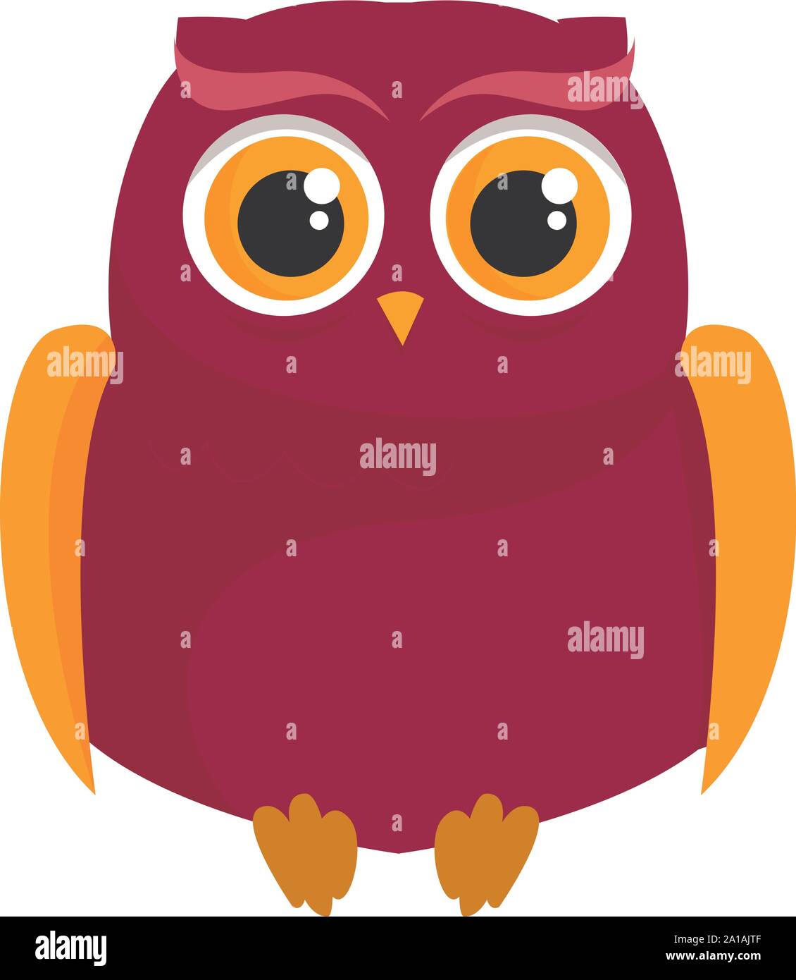 Cute purple bird cartoon character illustration Stock Vector Image \u0026 Art -  Alamy, image size:1130x1390