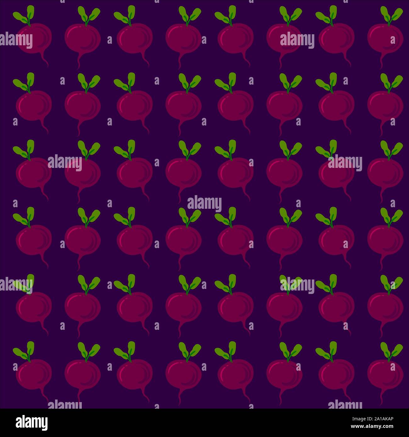 Beet wallpaper, illustration, vector on white background Stock Vector
