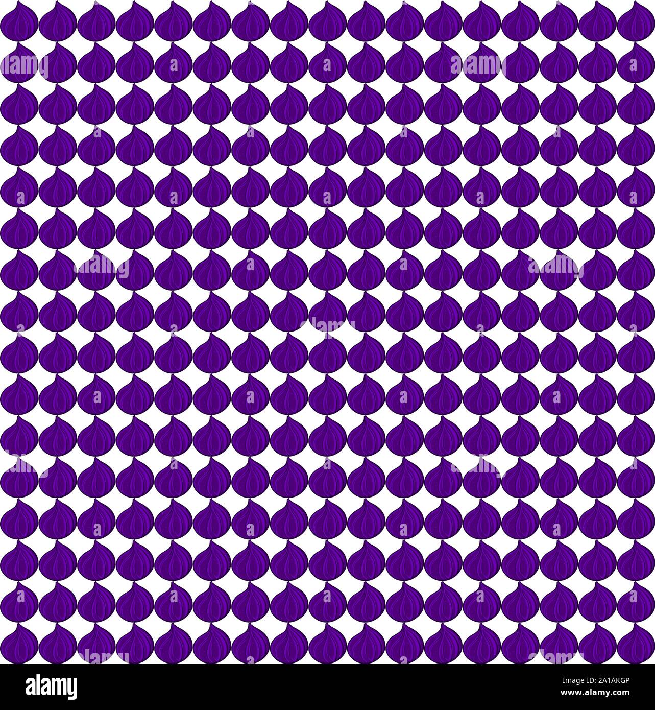 Fig wallpaper, illustration, vector on white background. Stock Vector