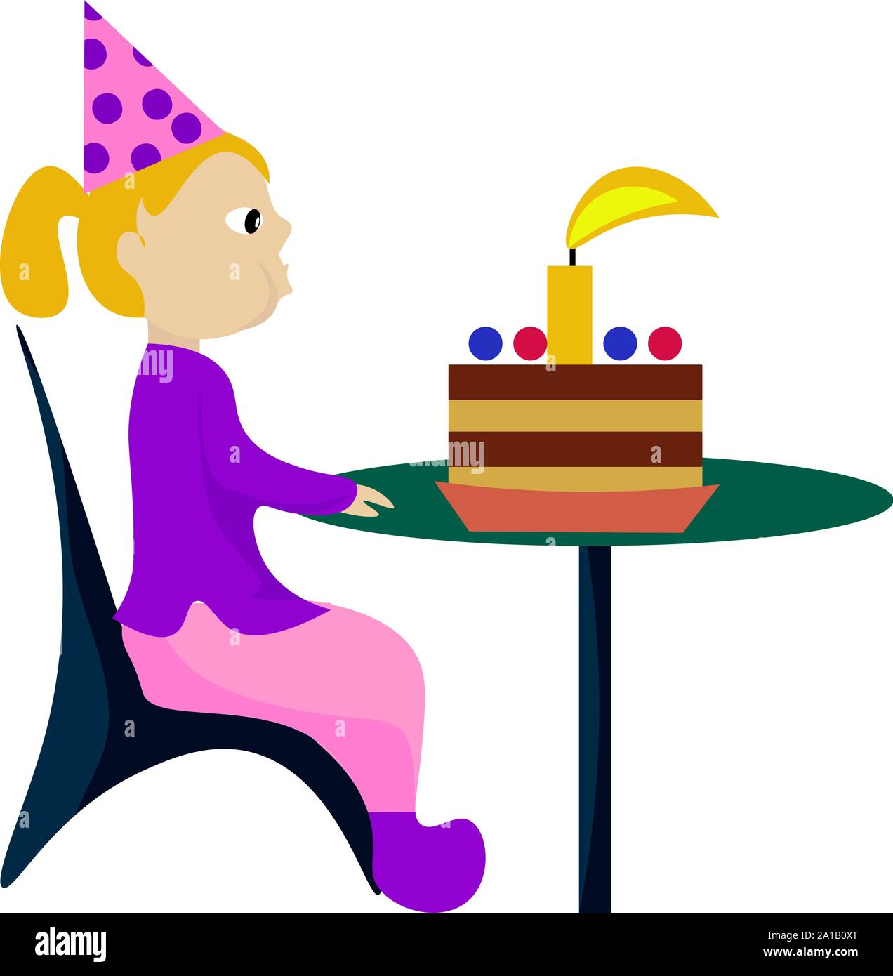 Girl with birthday cake, illustration, vector on white background Stock Vector Image & Art - Alamy Girl with birthday cake, illustration, vector on white background Stock Vector Image & Art - Alamy