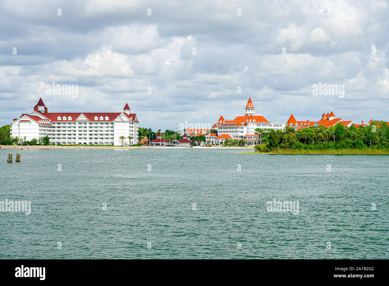 Panoramic Views of Orlando Florida Hotels. Stock Photo