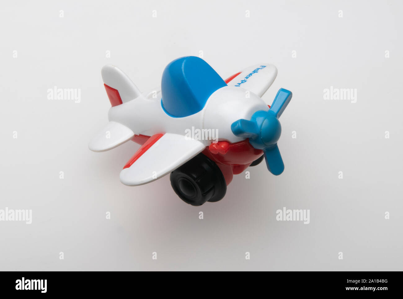Fisher Price Toy Plane Stock Photo