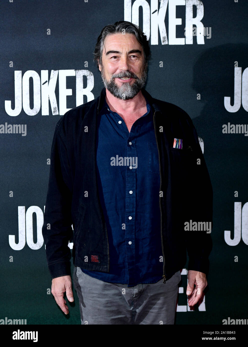 Nathaniel Parker attending a special screening of the Joker held at