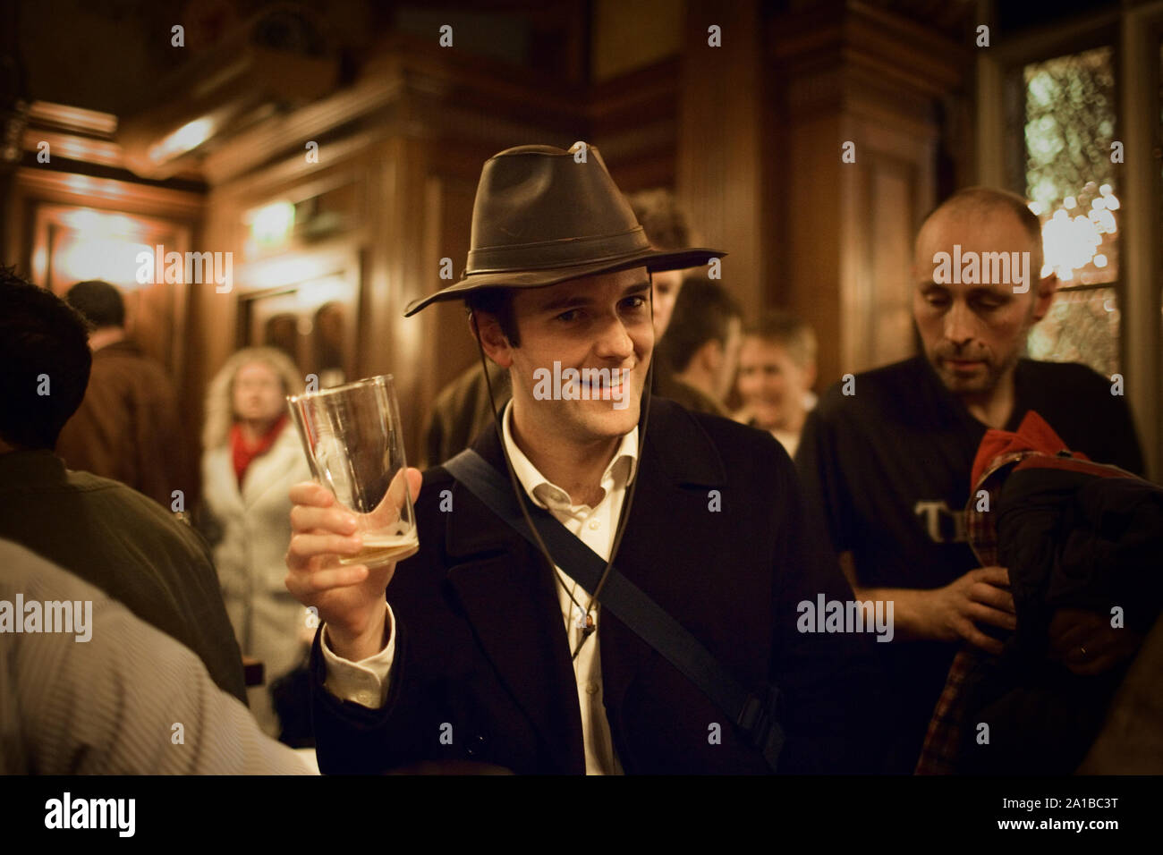 Man glass half empty hi-res stock photography and images - Alamy