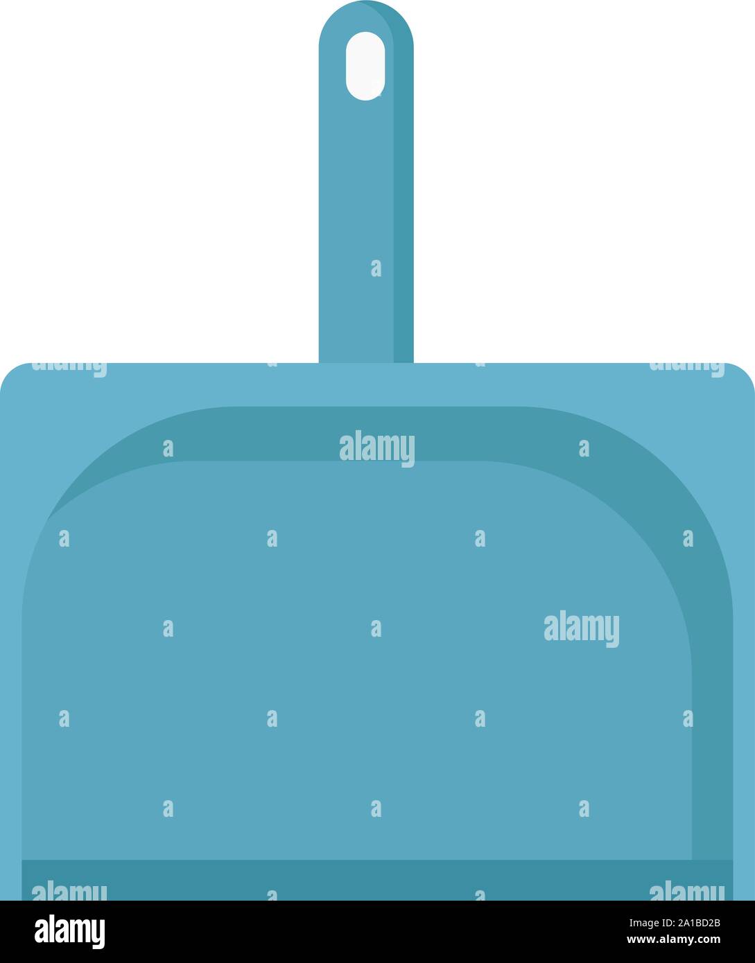 Dustpan, illustration, vector on white background. Stock Vector