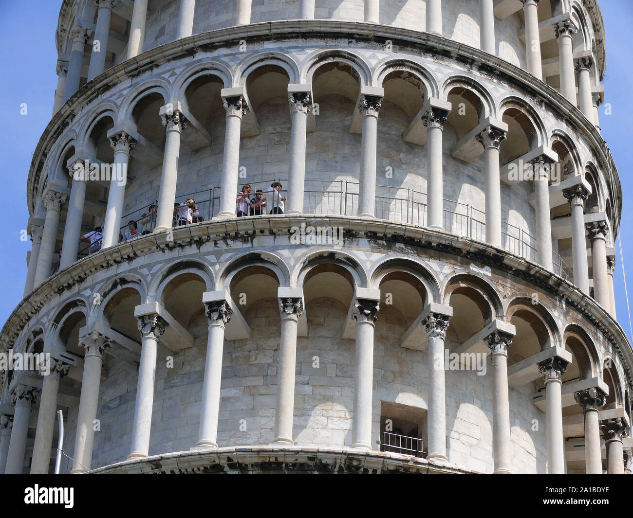 Leaning Tower of Pisa, Piazza dei Miracoli, Square of Miracles, Piazza del Duomo, Cathedral Square, Pisa, Tuscany, Italy, Europe, World Heritage Stock Photo