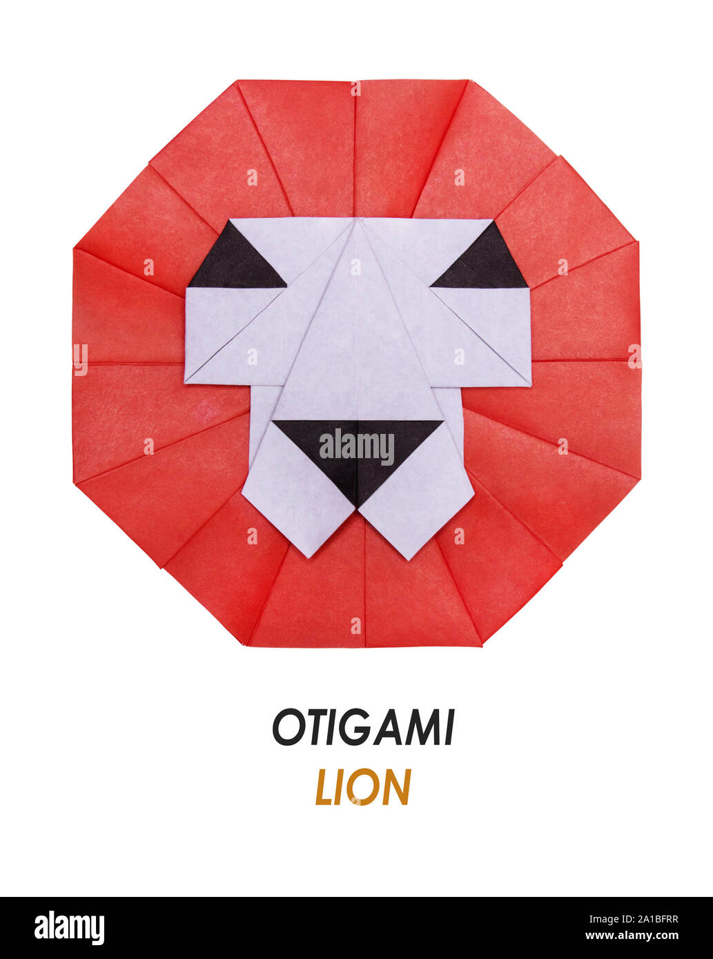 Origami Lion Stock Photos Origami Lion Stock Images Alamy