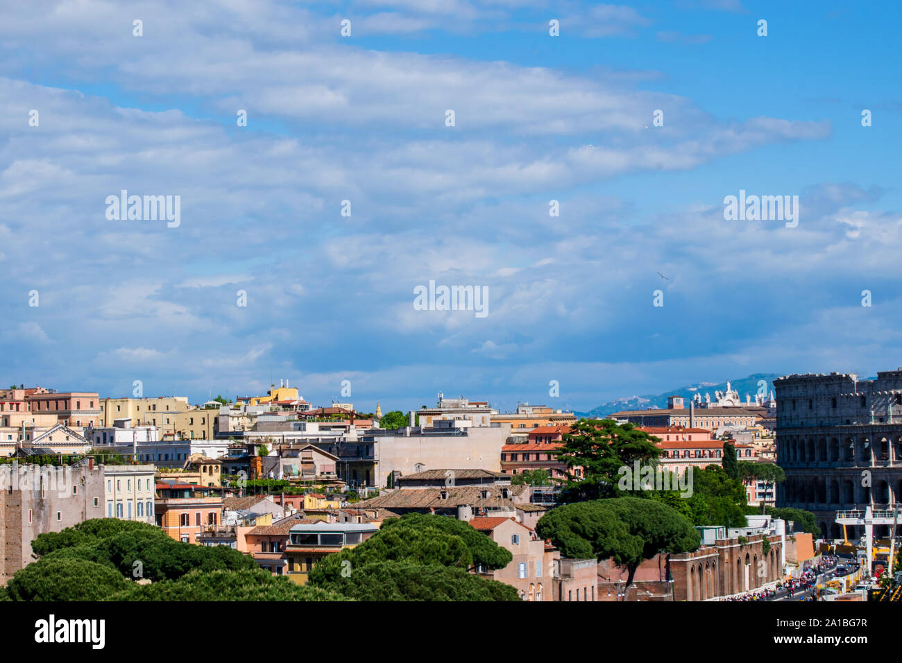 Beautiful buildings from the lovely Rome, Italy Stock Photo - Alamy