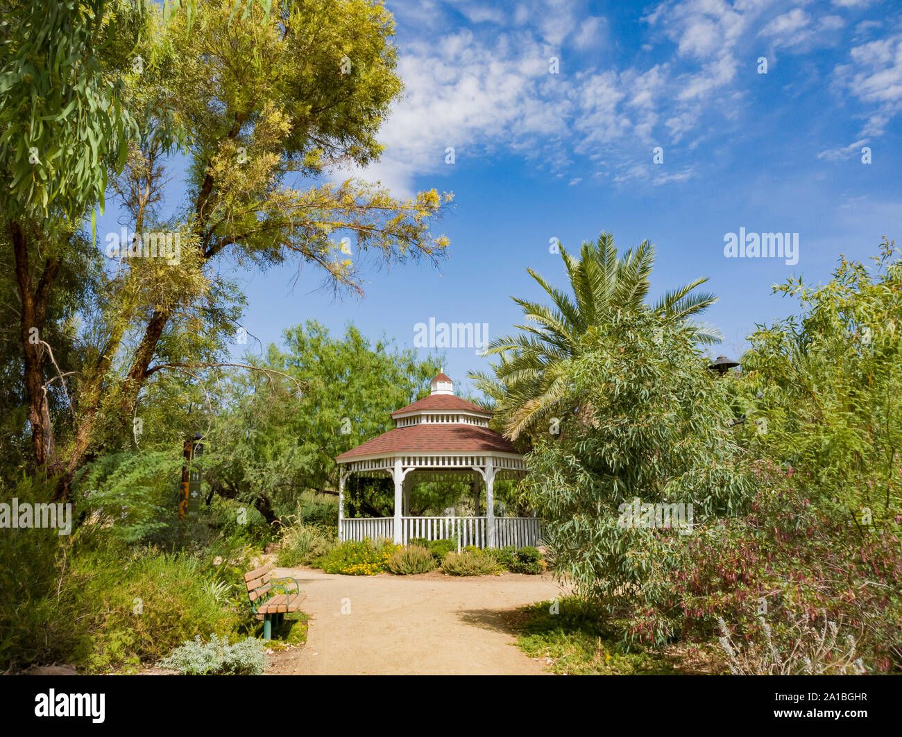 Botanical Garden of Springs Preserve at Las Vegas, Nevada Stock Photo