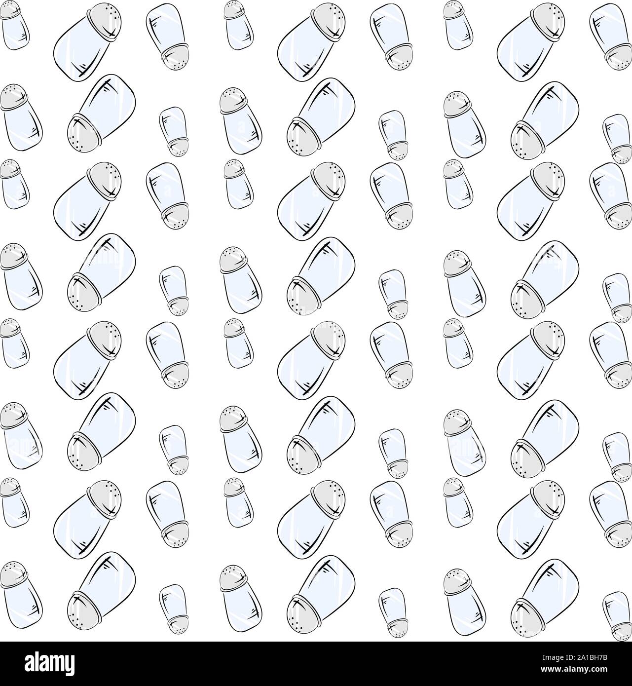 Salt wallpaper, illustration, vector on white background Stock Vector