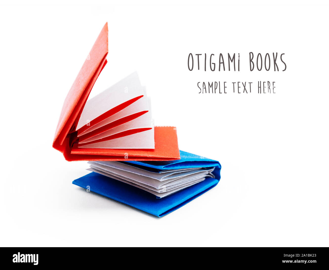 Origami paper books Stock Photo Alamy