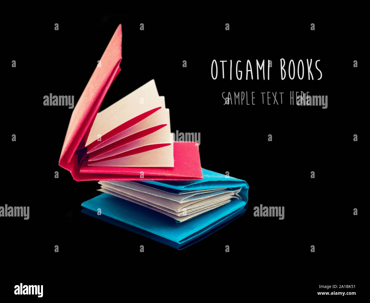 Origami paper books Stock Photo Alamy