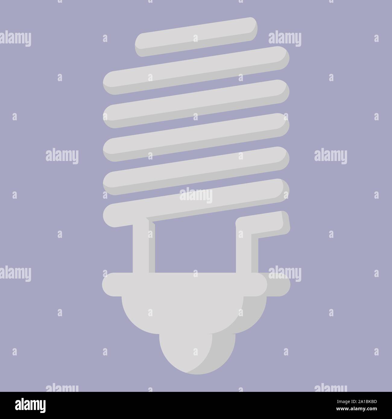 LED lamp, illustration, vector on white background Stock Vector Image ...