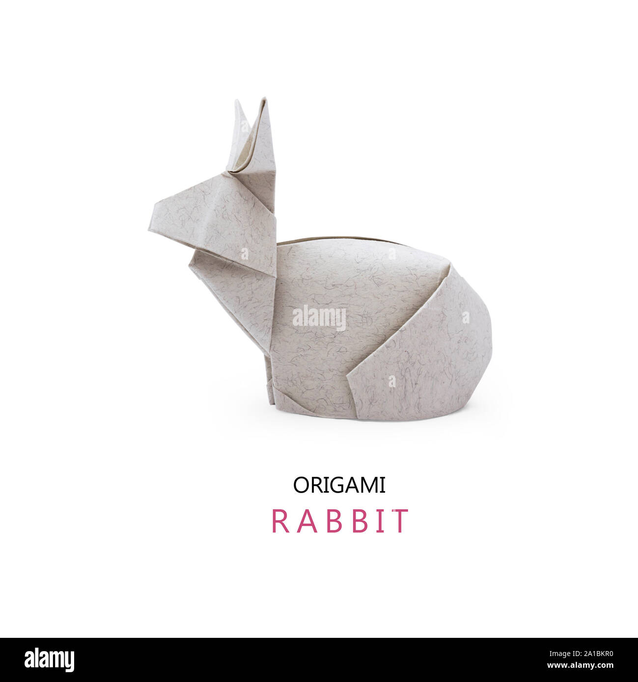 Origami paper rabbits Stock Photo - Alamy