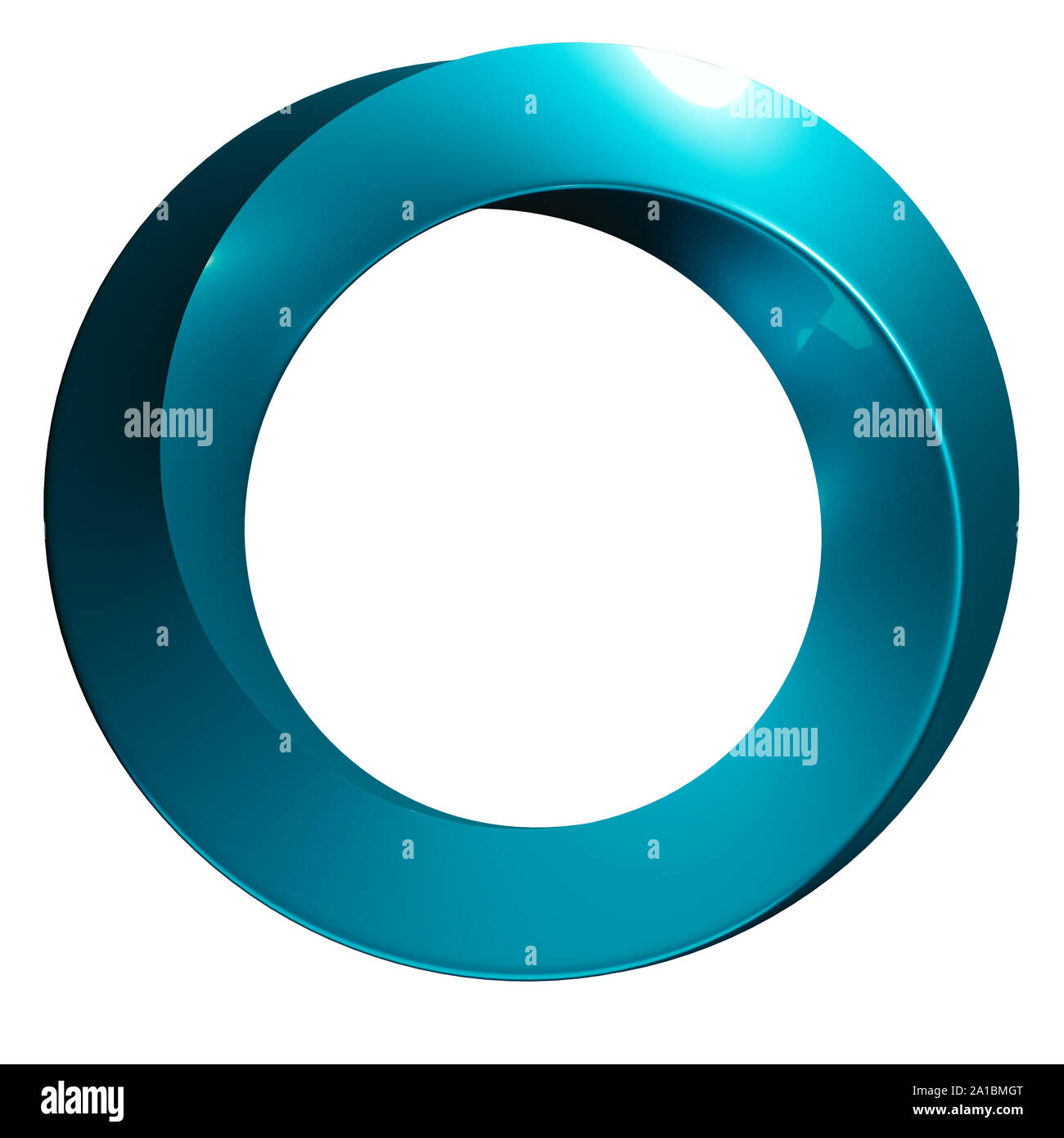 3D rendering of a Moebius ring Stock Photo - Alamy