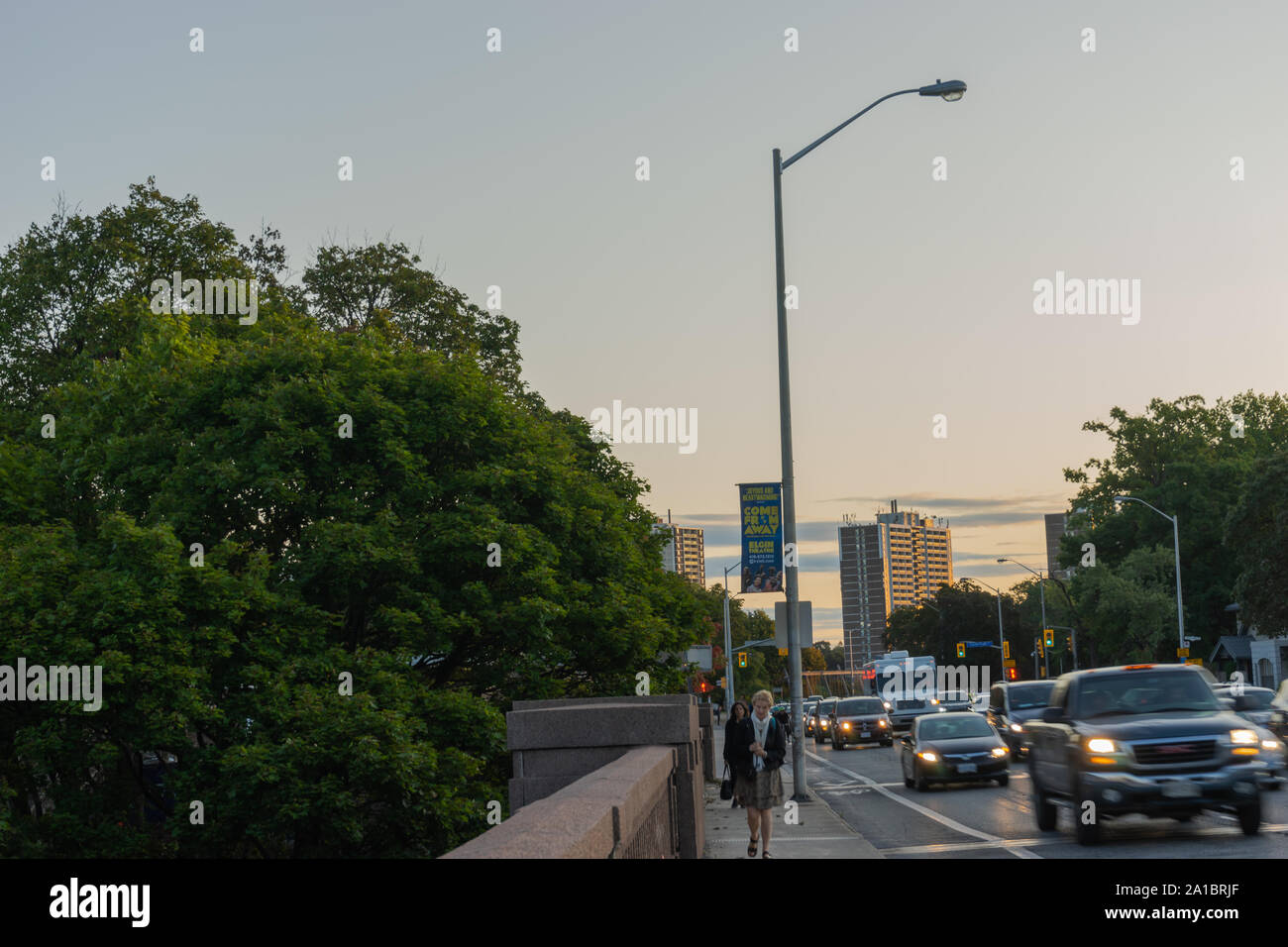 The fall weather in toronto is perfect for long walks with a camera