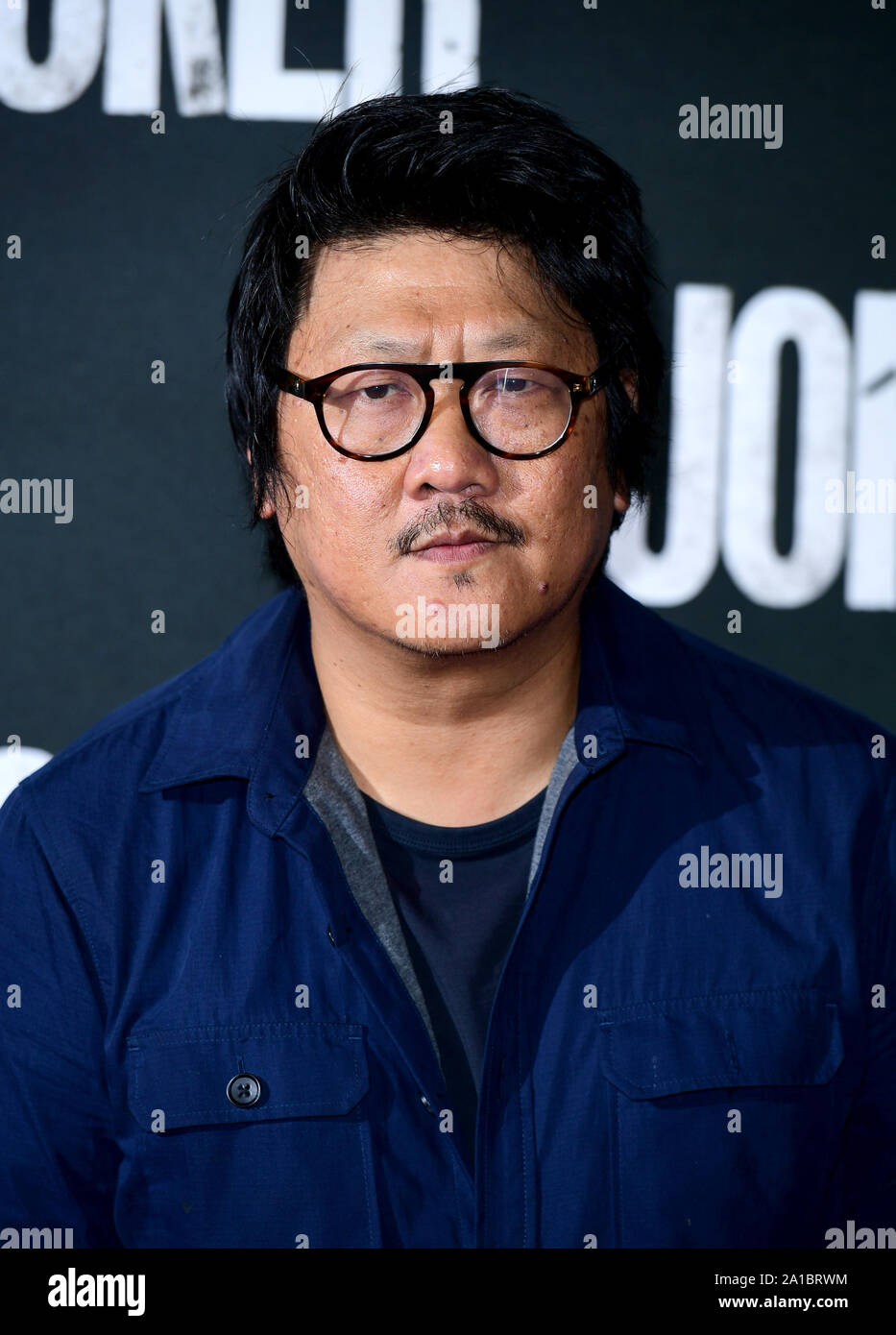 Benedict Wong attending a special screening of the Joker held at Cineworld, Leicester Square in London. Stock Photo