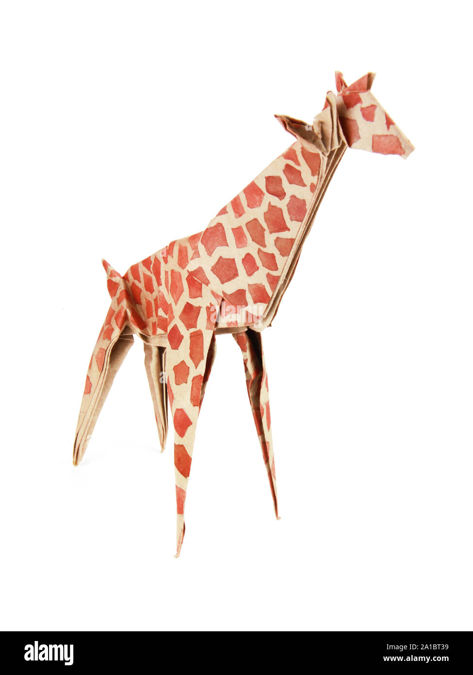Origami giraffe Stock Photo