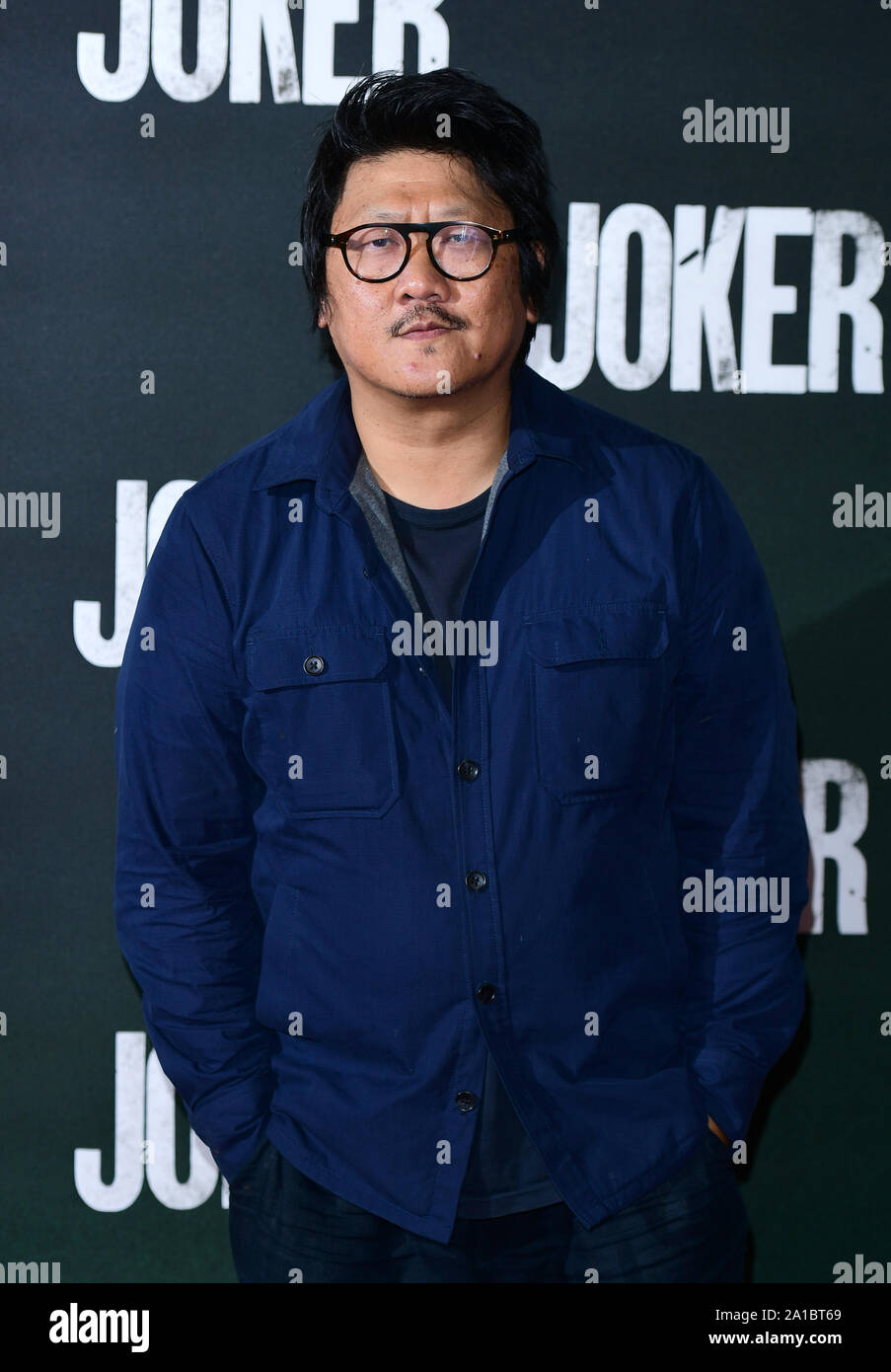 Benedict Wong attending a special screening of the Joker held at Cineworld, Leicester Square in London. Stock Photo